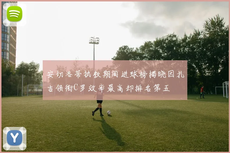 安切洛蒂执教期间进球榜揭晓因扎吉领衔C罗效率最高却排名第五